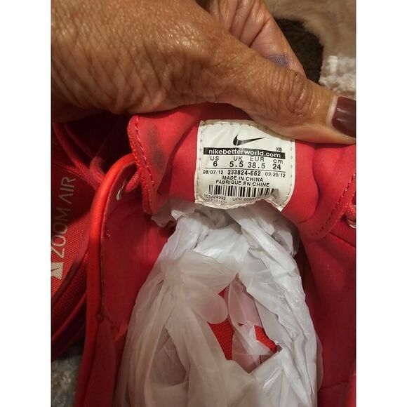 Nike Zoom Stefan Janoski Red Canvas Sneakers Size 6 - Picture 7 of 12